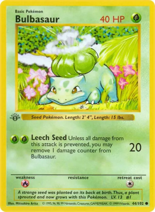 Bulbasaur - 1st Edition