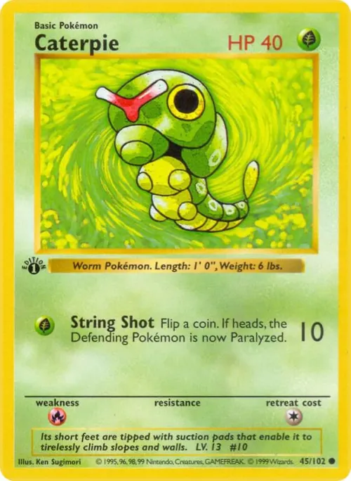 Caterpie - 1st Edition