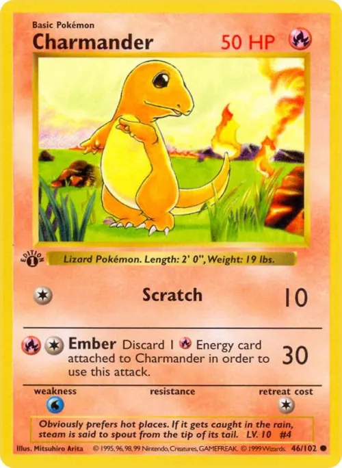 Charmander - 1st Edition