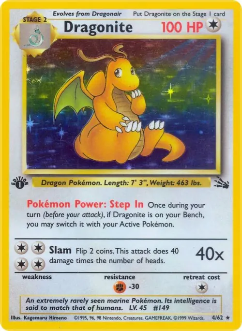 Dragonite (4) - Unlimited Holo