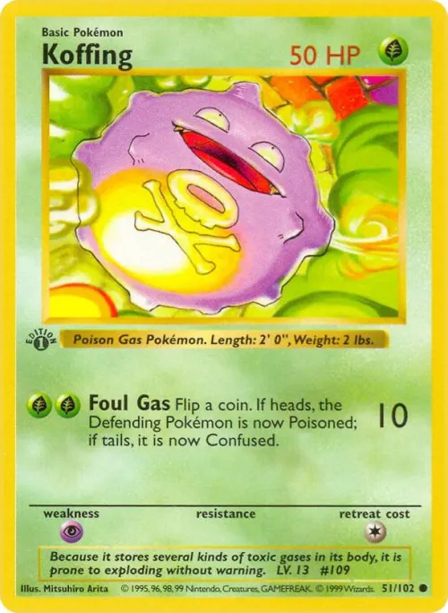 Koffing - 1st Edition