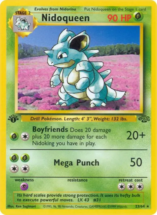Nidoqueen (23) - 1st Edition