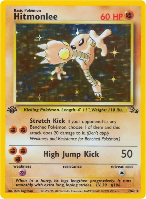 Hitmonlee (7) - Unlimited Holo
