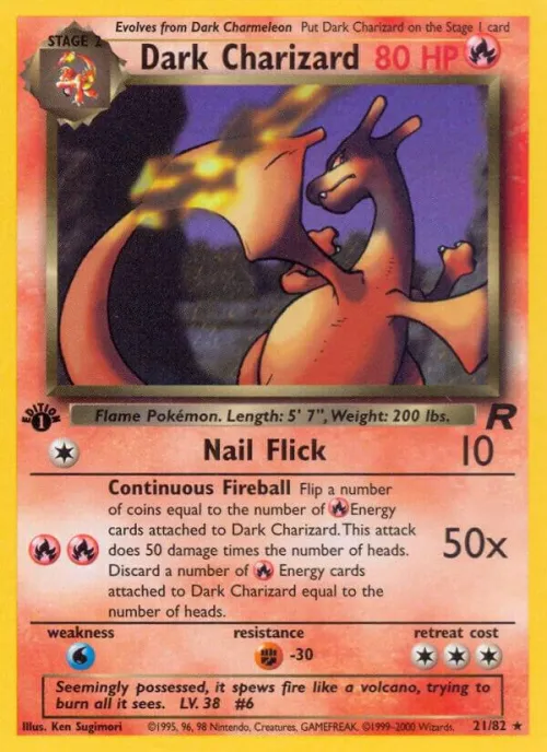 Dark Charizard (21) - 1st Edition