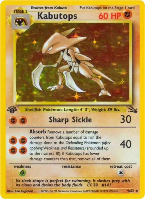 Kabutops (9) - Unlimited Holo