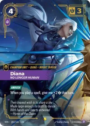 Diana, No Longer Human
