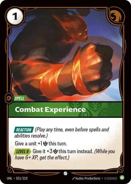 Combat Experience - Foil