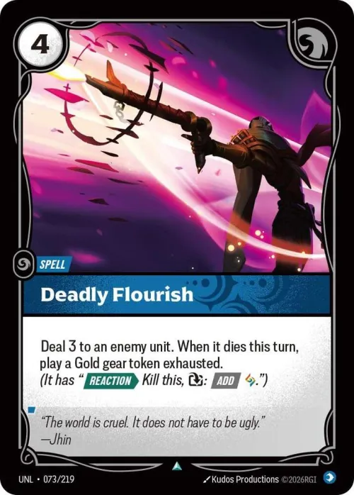 Deadly Flourish - Foil