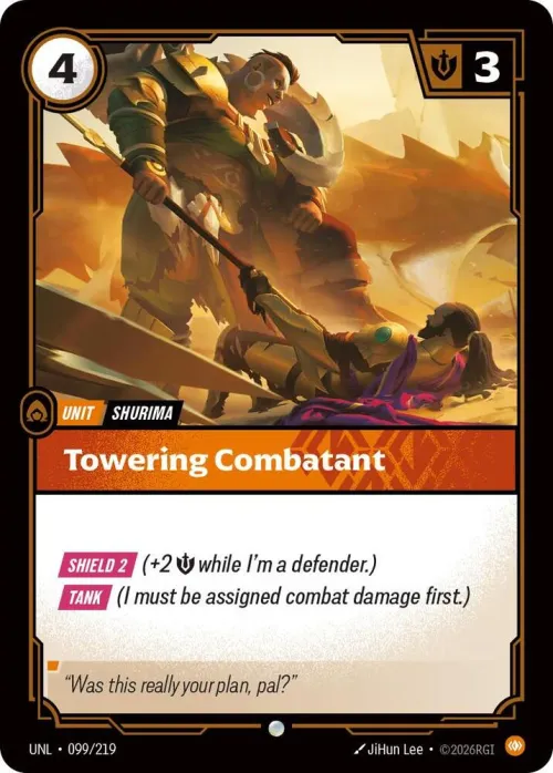 Towering Combatant - Foil