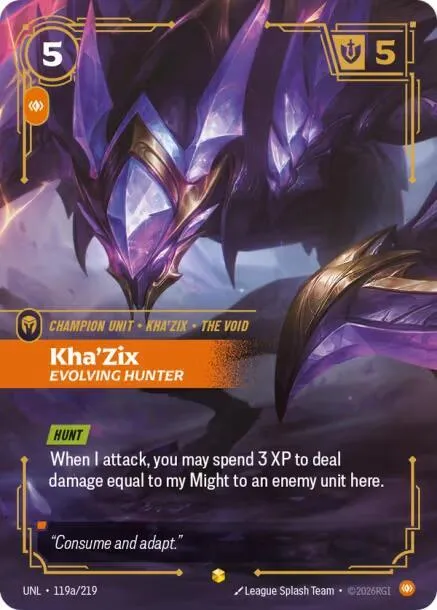 Kha'Zix, Evolving Hunter
