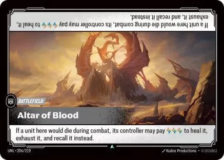 Altar of Blood - Foil