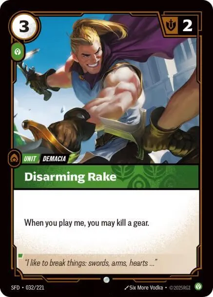 Disarming Rake - Foil