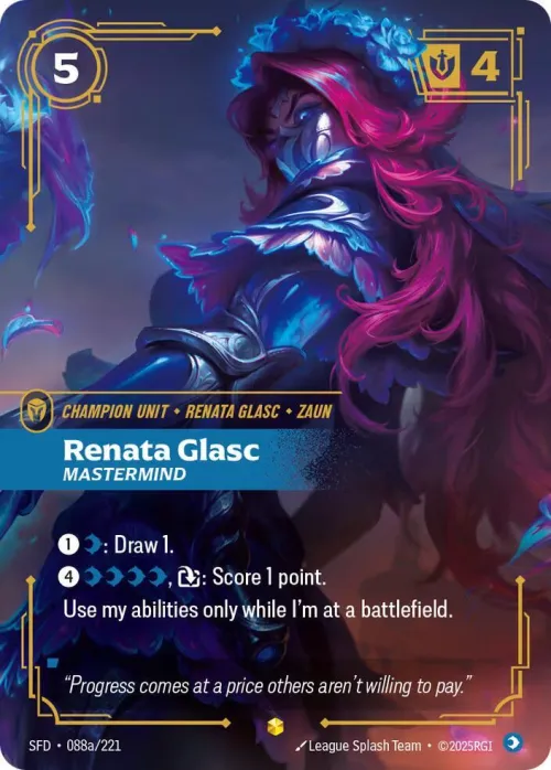 Renata Glasc, Mastermind
