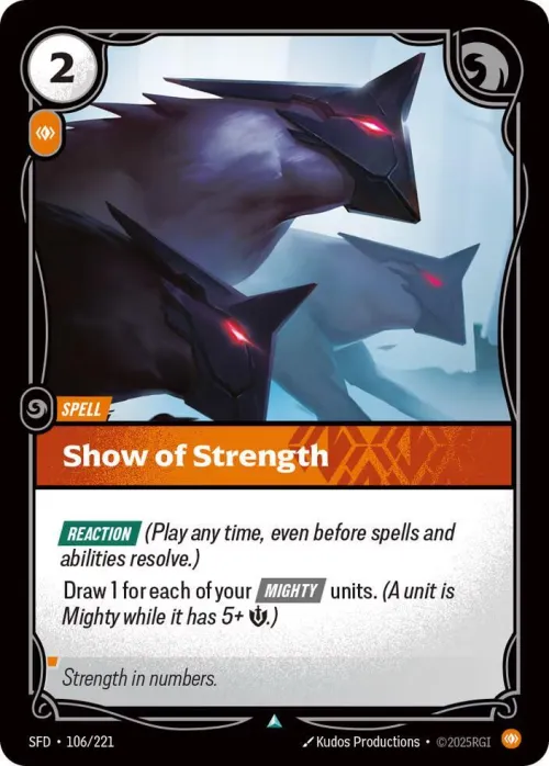 Show of Strength - Foil