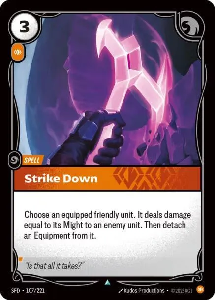 Strike Down - Foil