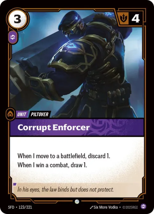 Corrupt Enforcer - Foil