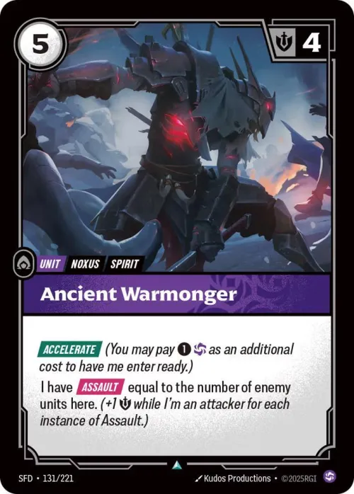 Ancient Warmonger - Foil