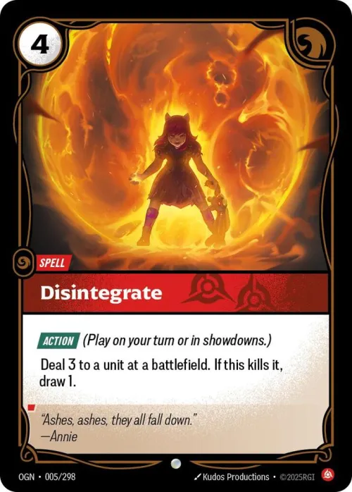 Disintegrate - Foil