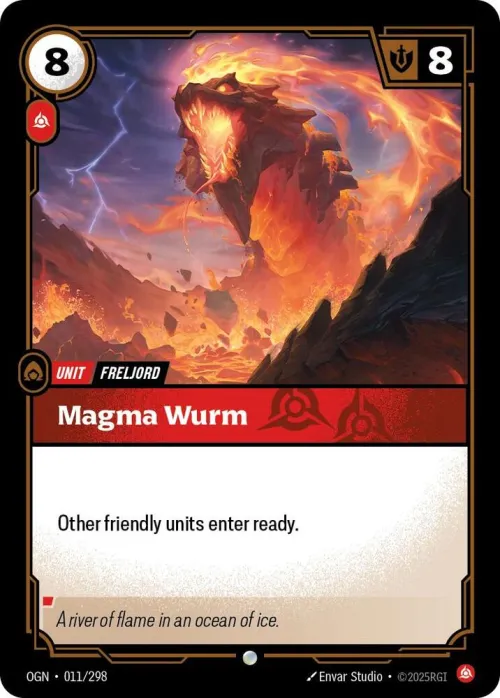 Magma Wurm - Foil