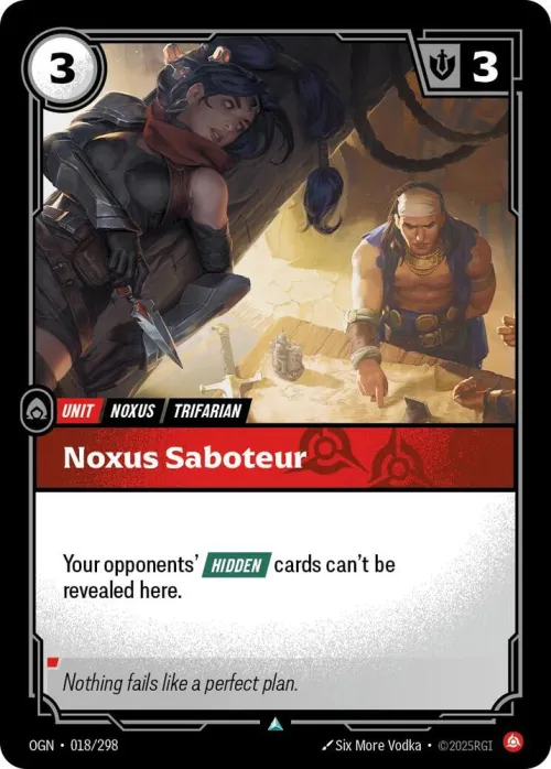 Noxus Saboteur - Foil