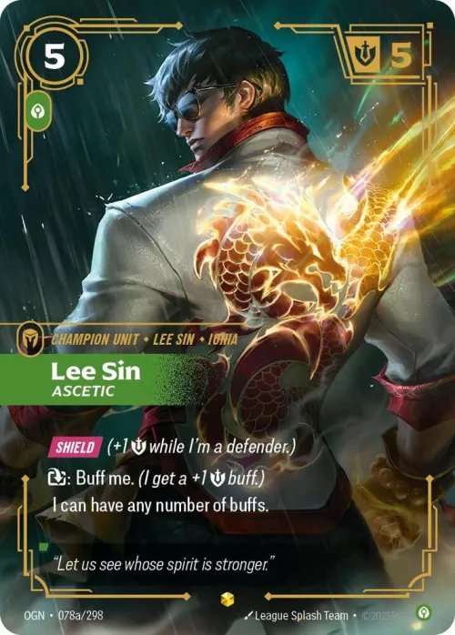 Lee Sin, Ascetic