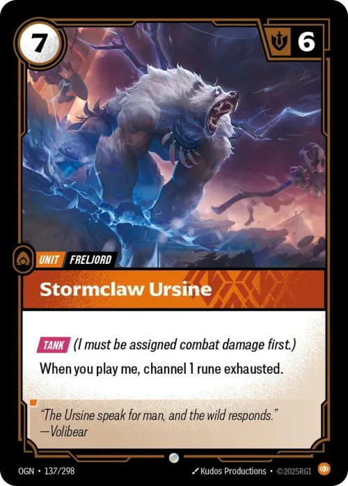 Stormclaw Ursine - Foil