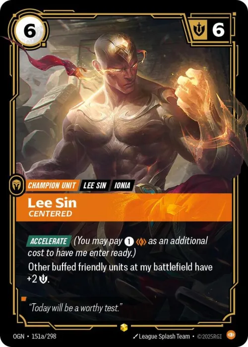 Lee Sin, Centered