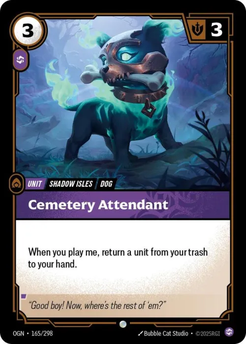 Cemetery Attendant - Foil