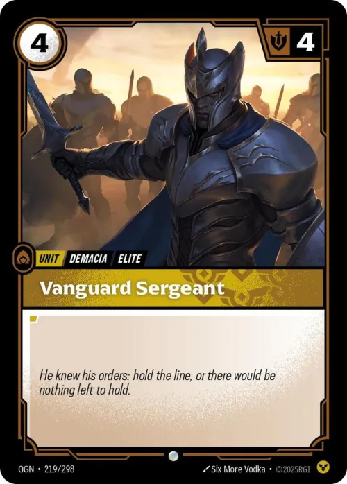 Vanguard Sergeant - Foil