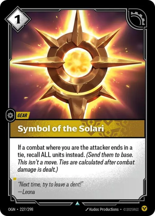 Symbol of the Solari - Foil