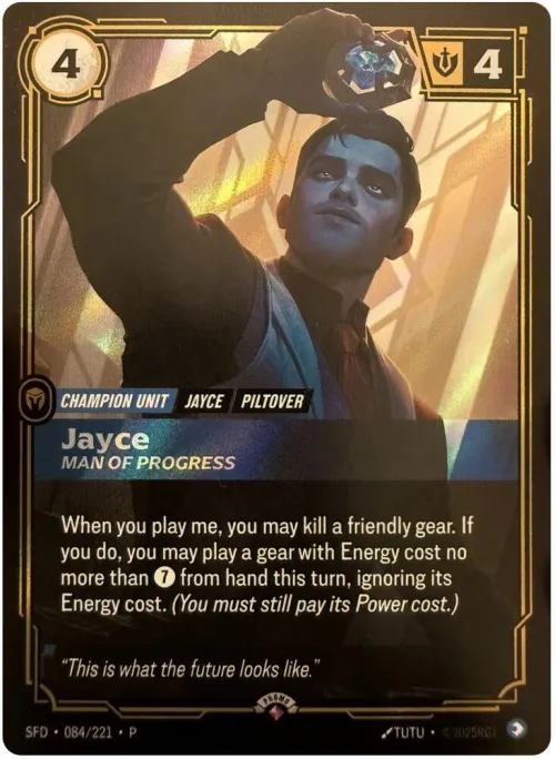 Jayce, Man of Progress