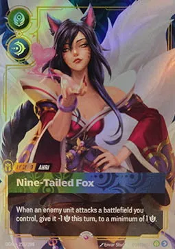 Ahri, Nine-Tailed Fox - Foil