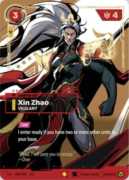 Xin Zhao, Vigilant - Foil