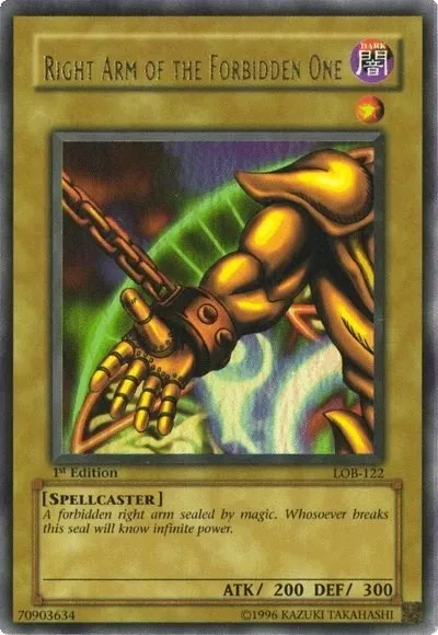 Right Arm of the Forbidden One - 1st Edition