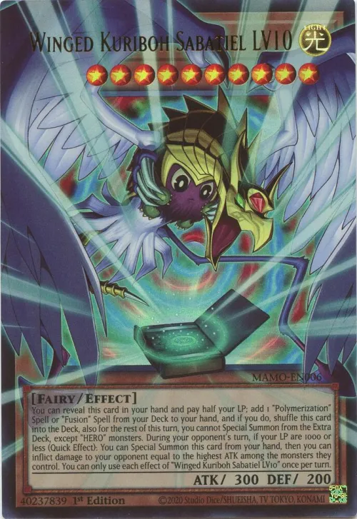 Winged Kuriboh Sabatiel LV10 - Extended Art