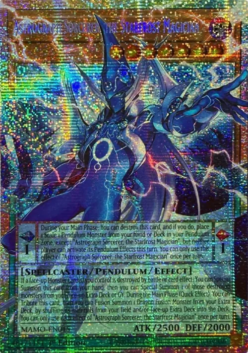 Astrograph Sorcerer, the Starfrost Magician - Starlight Rare Extended Art
