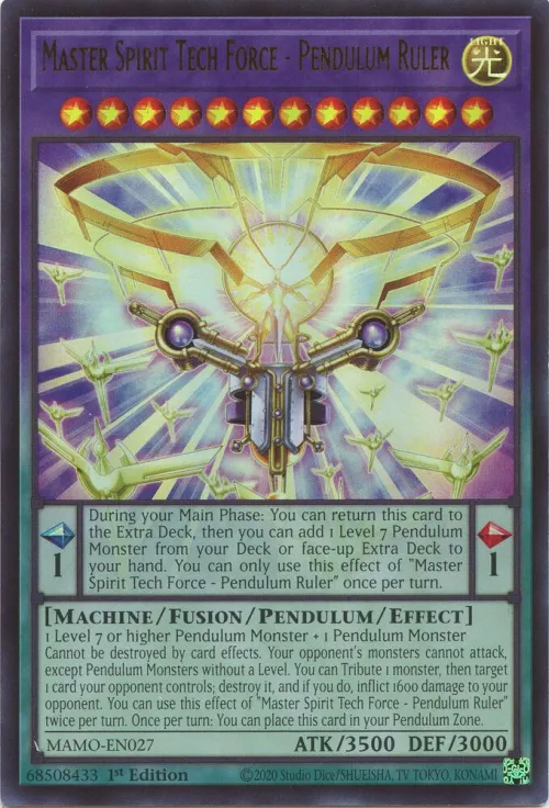 Master Spirit Tech Force - Pendulum Ruler - 1st Edition