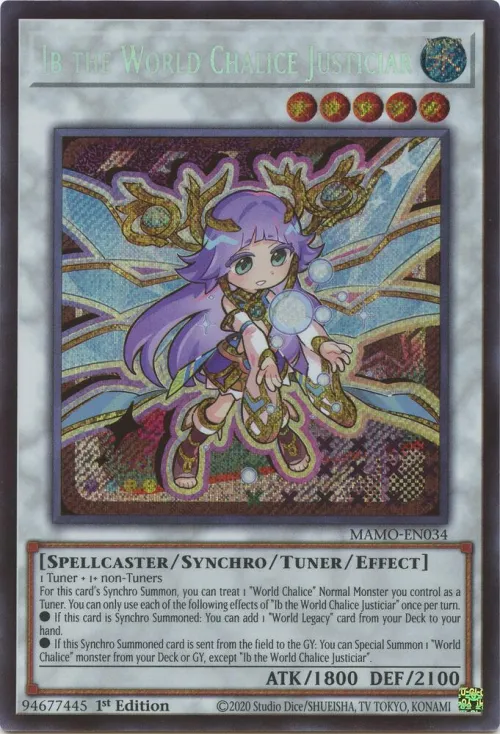 Ib the World Chalice Justiciar - Secret Rare