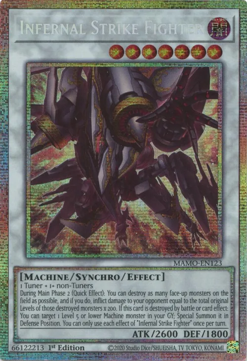 Infernal Strike Fighter - Starlight Rare