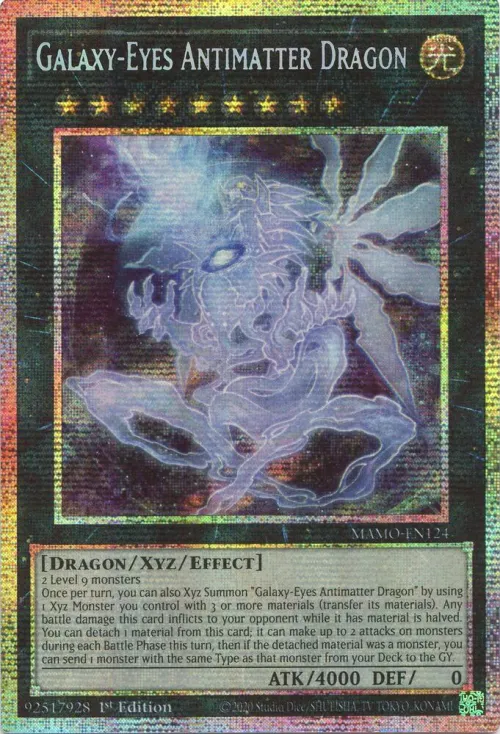 Galaxy-Eyes Antimatter Dragon - Starlight Rare