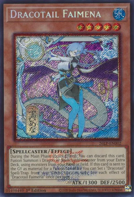 Dracotail Faimena - Emblazoned Alternate Art