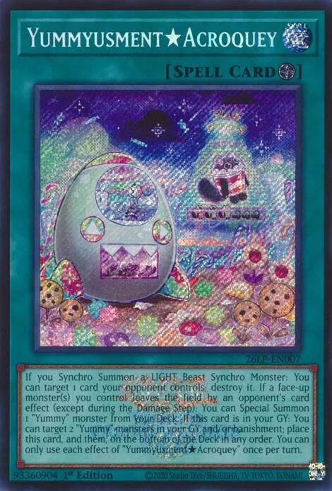 YummyusmentAcroquey - Emblazoned Secret Rare
