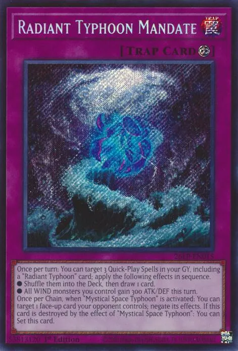 Radiant Typhoon Mandate - Secret Rare
