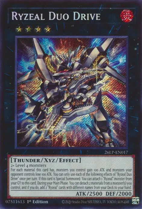 Ryzeal Duo Drive - Secret Rare