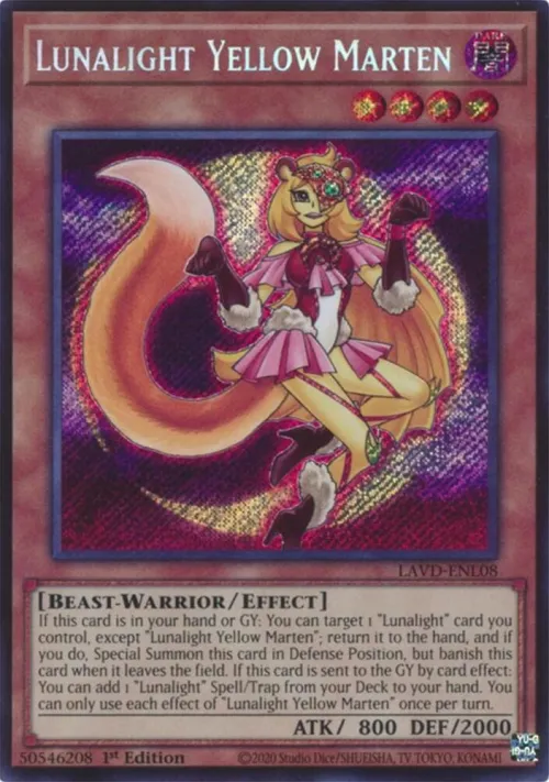 Lunalight Yellow Marten - Secret Rare