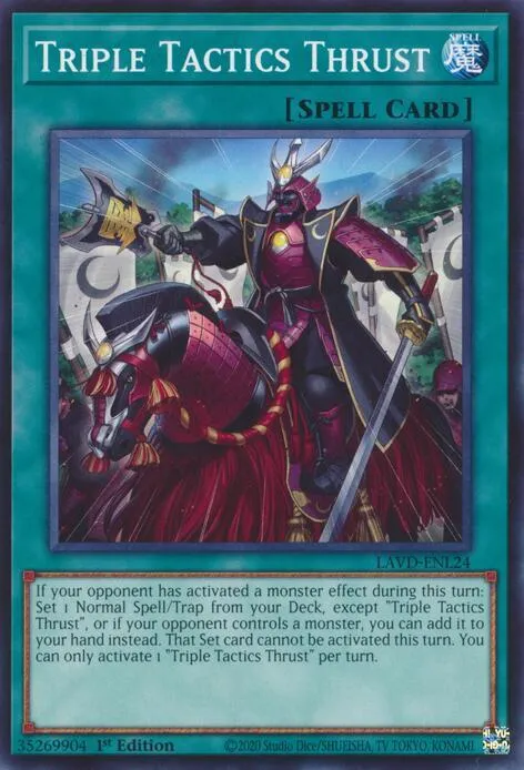 Triple Tactics Thrust