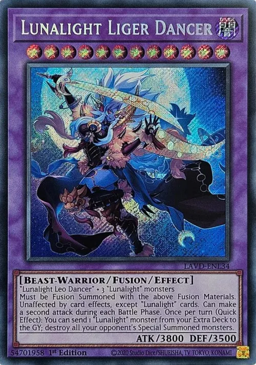 Lunalight Liger Dancer - Secret Rare