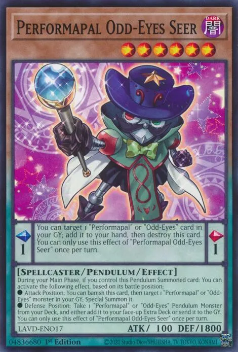 Performapal Odd-Eyes Seer - 1st Edition