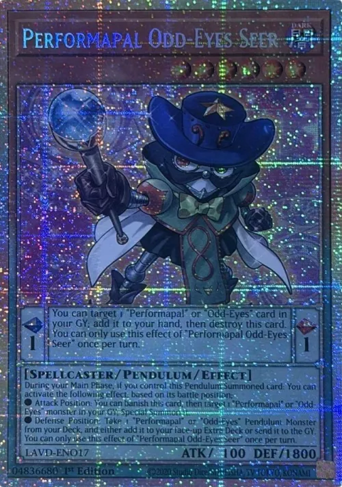 Performapal Odd-Eyes Seer - Starlight Rare