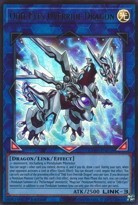 Odd-Eyes Override Dragon - 1st Edition